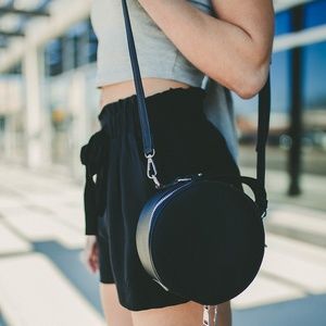 Circle Cross-body Bag W/Adjustable Strap.